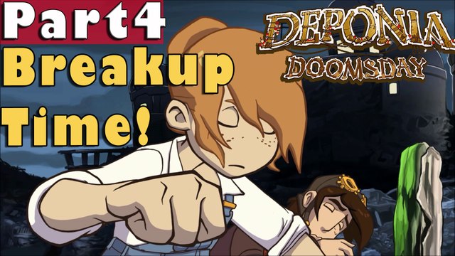 #4| Deponia Doomsday Gameplay Guide | Break up with my Girlfriend | PC Full Walkthrough