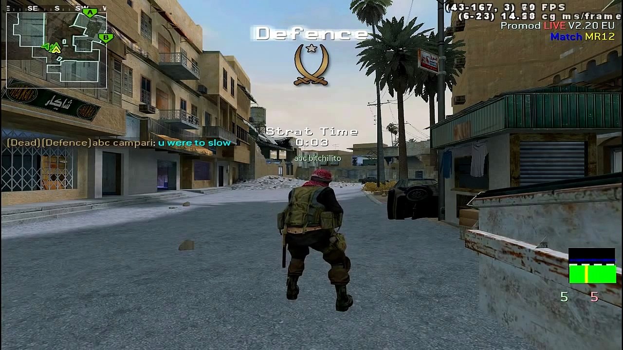 Crossfire Defence Gameplay (Promod PCW) [CoD4]