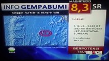 Magnitude 7.9 Earthquake Hit Strikes Indonesia Sumatra Barat Tsunami Southwest Terremoto 7.8 (VIDEO