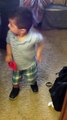 LMAO!!! 2 year old dancing to Lil B Caillou song!!