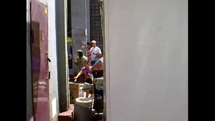 Drunk Russian women and men.