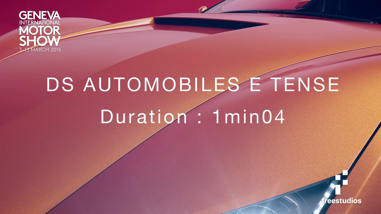 DS E-Tense Live Al Salone di Ginevra 2016