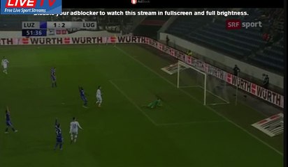 Anastasios Donis Goal-Luzern 1-2 Lugano 02.03.2016