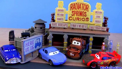 Cars 2 Radiator Springs Curio Shop playset Disney Pixar Mattel toys review by Blucollection