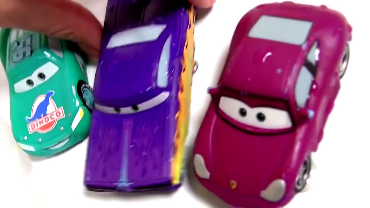 Dinoco Lightning McQueen & Sally Color Changers Cars Blue Ramone Disney Pixar Cambiadores de Color