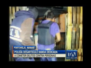 Desarticulan banda que cometía delitos contra personas