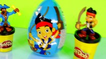 Play Doh Jake and The NeverLand Pirates Disney Junior Surprise Egg Play-Doh Scooby Doo