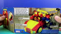 Imaginext Officer Joker Pulls Over Marvel Super Hero Squad Iron Man Cyclops Repulsor Racer