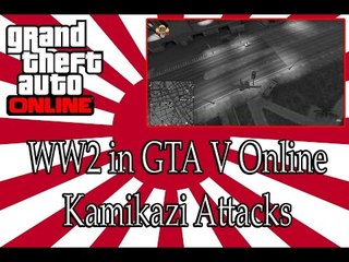 Cemetery Rust Games Ep. 66 (WW2 in GTA V Online - Kamikaze Attacks Troll)