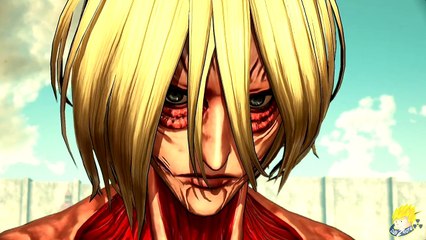 Attack on Titan Game - Eren Vs Female Titan (Round 2) & Ending Gameplay【FULL HD】