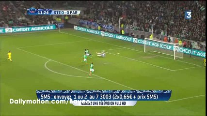 Edinson Cavani Goal HD - St Etienne 0-1 PSG - 02-03-2016
