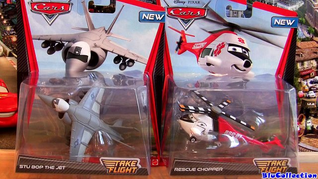 Cars Toon Rescue Squad Chopper Stu Bop the Jet Disney Planes