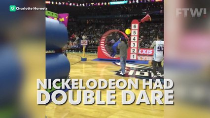 90's Nickelodeon takeover at Hornets game