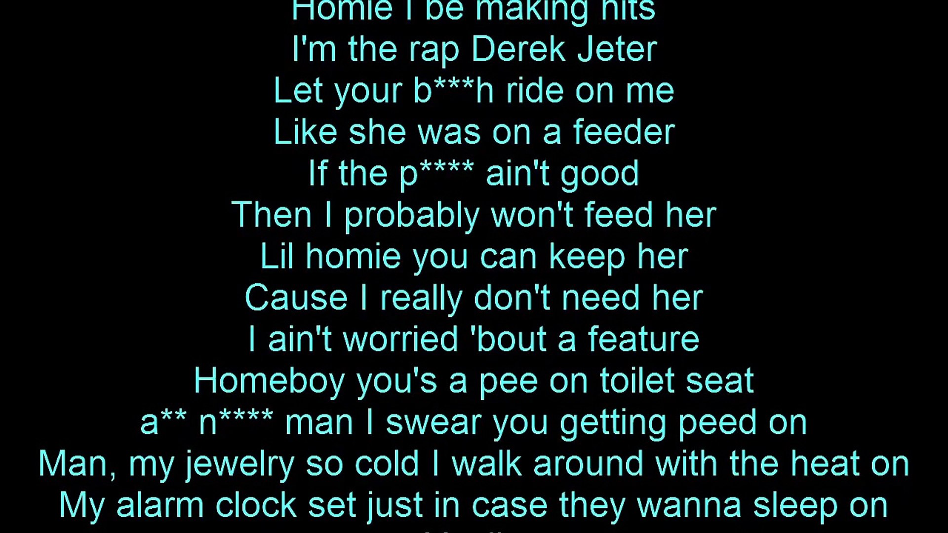 Freestyle Rap Lyrics