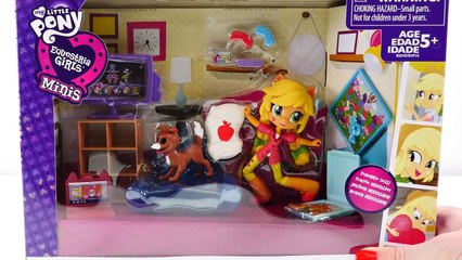 My Little Pony Applejack Slumber Party Games  MLP Equestria Girl Doll Toys 2016 DCTC