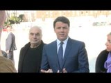 Roma - Renzi in visita al cantiere della ''Nuvola'' all'Eur (02.03.16)