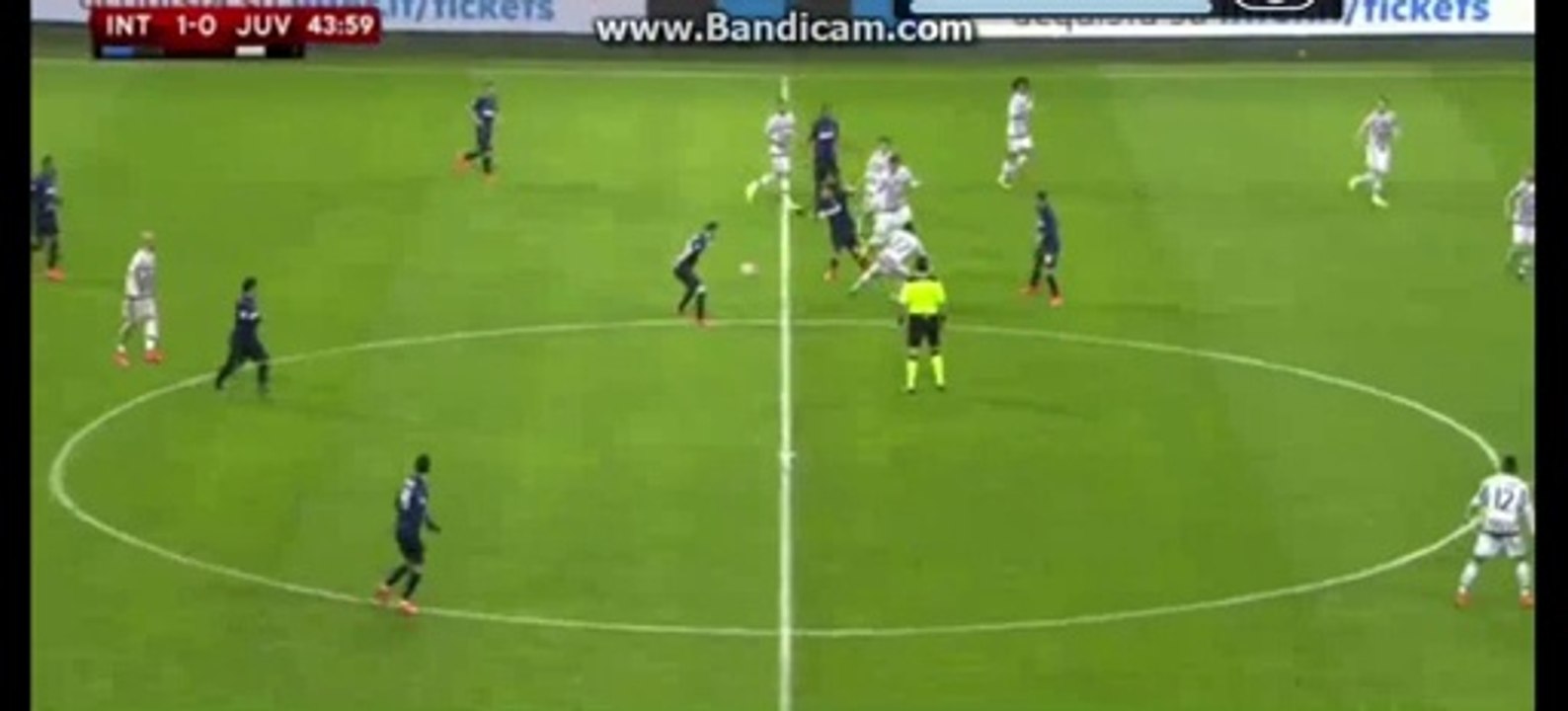 Simone Zaza AMAZING SHOOT | Inter Milan vs Juventus 02.03.2016 HD