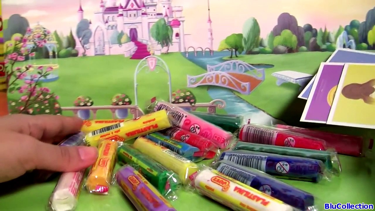 Play Doh Surprise Disney Princess Clay Buddies Belle Ariel Rapunzel Cinderella SnowWhite Aurora