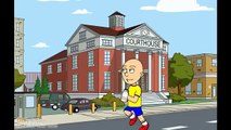 Caillou steals the milk and gets Grounded