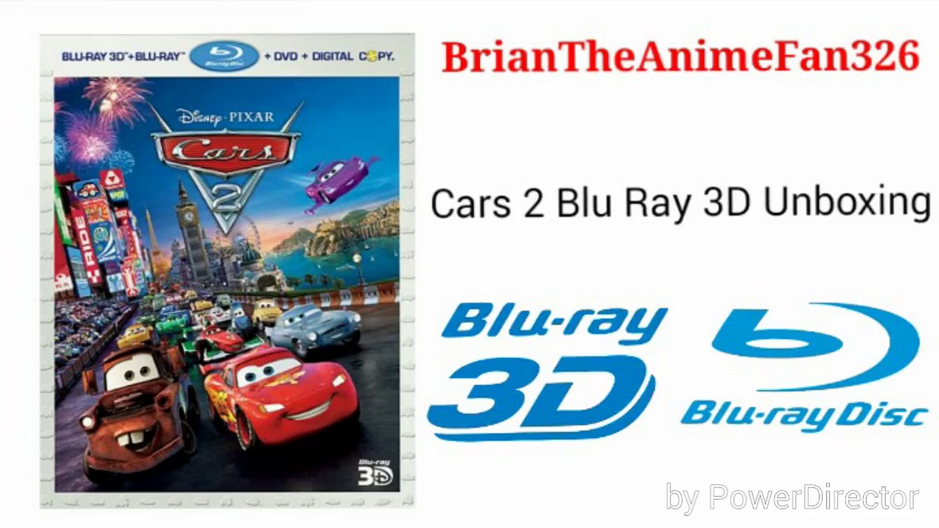 Cars 2 Blu Ray 3d Unboxing Video Dailymotion