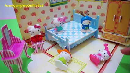 Hello Kitty Jumping on the Bed | Nursery Rhyme Song | music video children