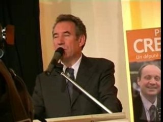Bayrou soutient Pierre Creuzet à Nanterre 5 juin 2007