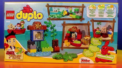 Lego Duplo Jake And The Never Land Pirates Peter Pans Visit Alligator Attack Stop Motion