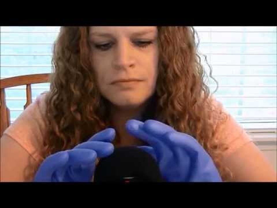 ASMR Sounds With Rubber Gloves + Touching The Camera And Mic