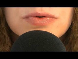 ASMR Up-Close Mouth Sounds + Blowing In The Mic