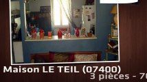 A vendre - Maison - LE TEIL (07400) - 3 pièces - 70m²