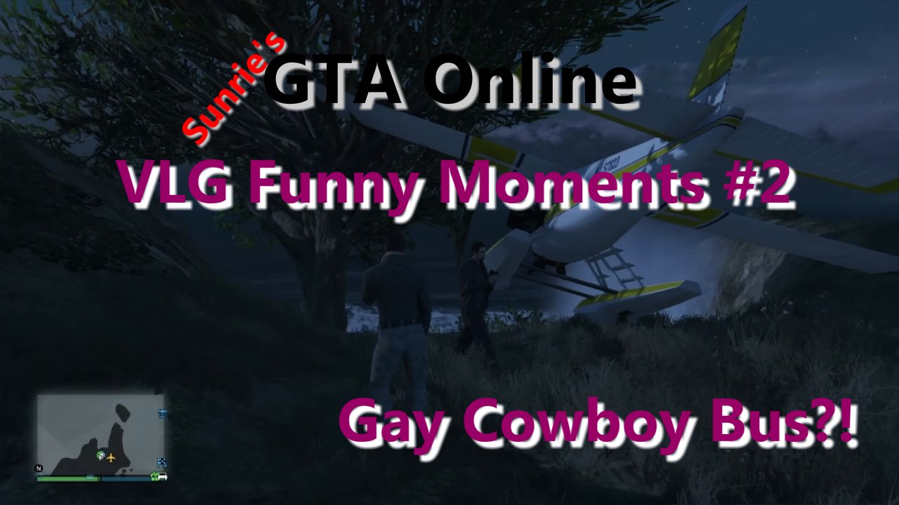 GTA Online: VLG Funny Moments #2 - G*y Cowboy Bus?!