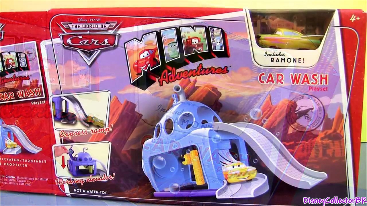 Cars Car-Wash Playset with Ramone from Mini Adventures Cars Disney Pixar Mattel review