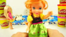 Play Doh Mermaid Disney Frozen Anna Barbie Play Dough Dolls Dresses By Disney Toys Collector