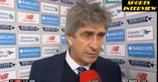 Liverpool 3-0 Manchester City - Manuel Pellegrini Post Match Interview