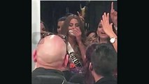 Miss Colombia cries backstage after Miss Universe 2015