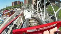 Coney Island Cyclone Roller Coaster On-ride POV - New York, USA