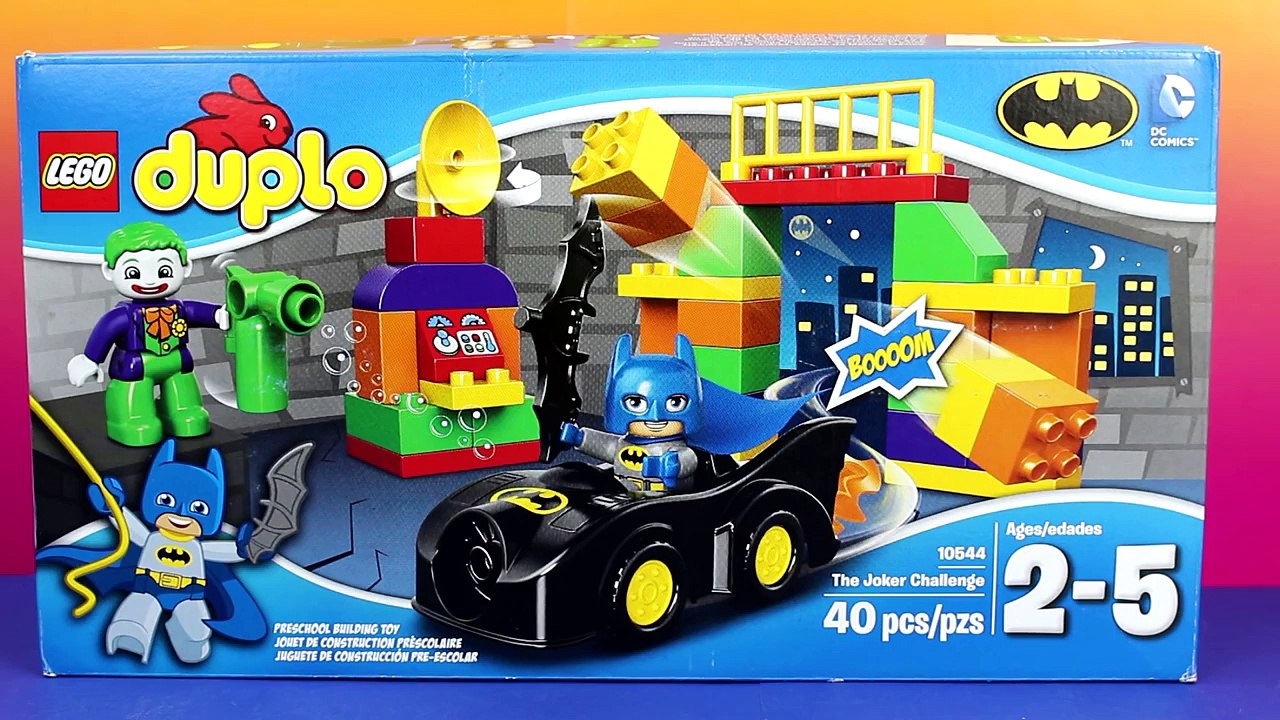 Lego Duplo The Joker Challenge Playset Batman Play-Doh Trap Bat Mobile