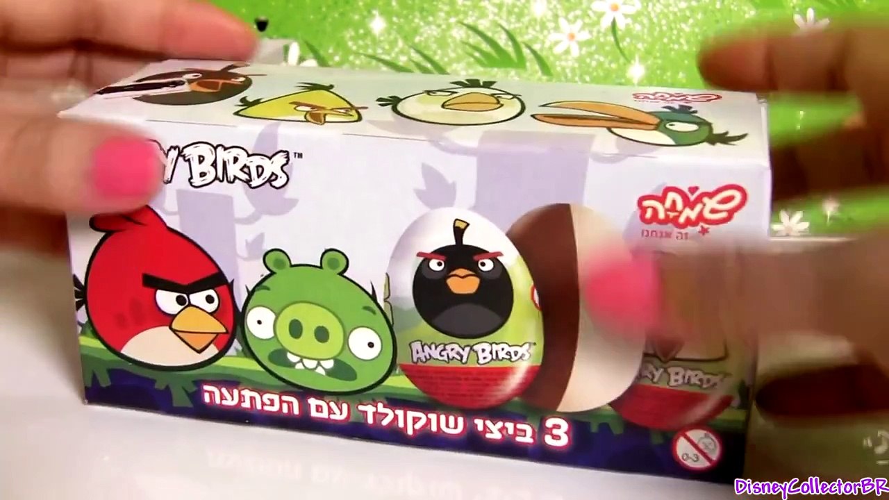 Angry Birds Toys Huevos-Sorpresa Bad Piggies Chocolate Surprise Eggs Unboxing by Fun Toys Collector