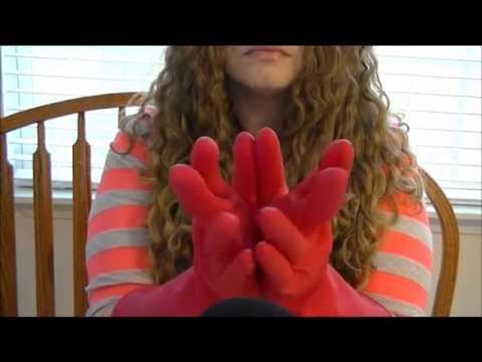 ASMR With Rubber Gloves + Touching The Camera and Mic