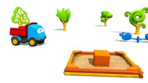 Kids 3D Construction Cartoons for Children 6: Leos COLOR BLOCKS! (мультфильмы про машинки)