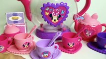 Minnie Mouse Bow-tique Play Doh Tea Playset Disney Junior Mickey Mouse Toys Juego de Té Plastilina