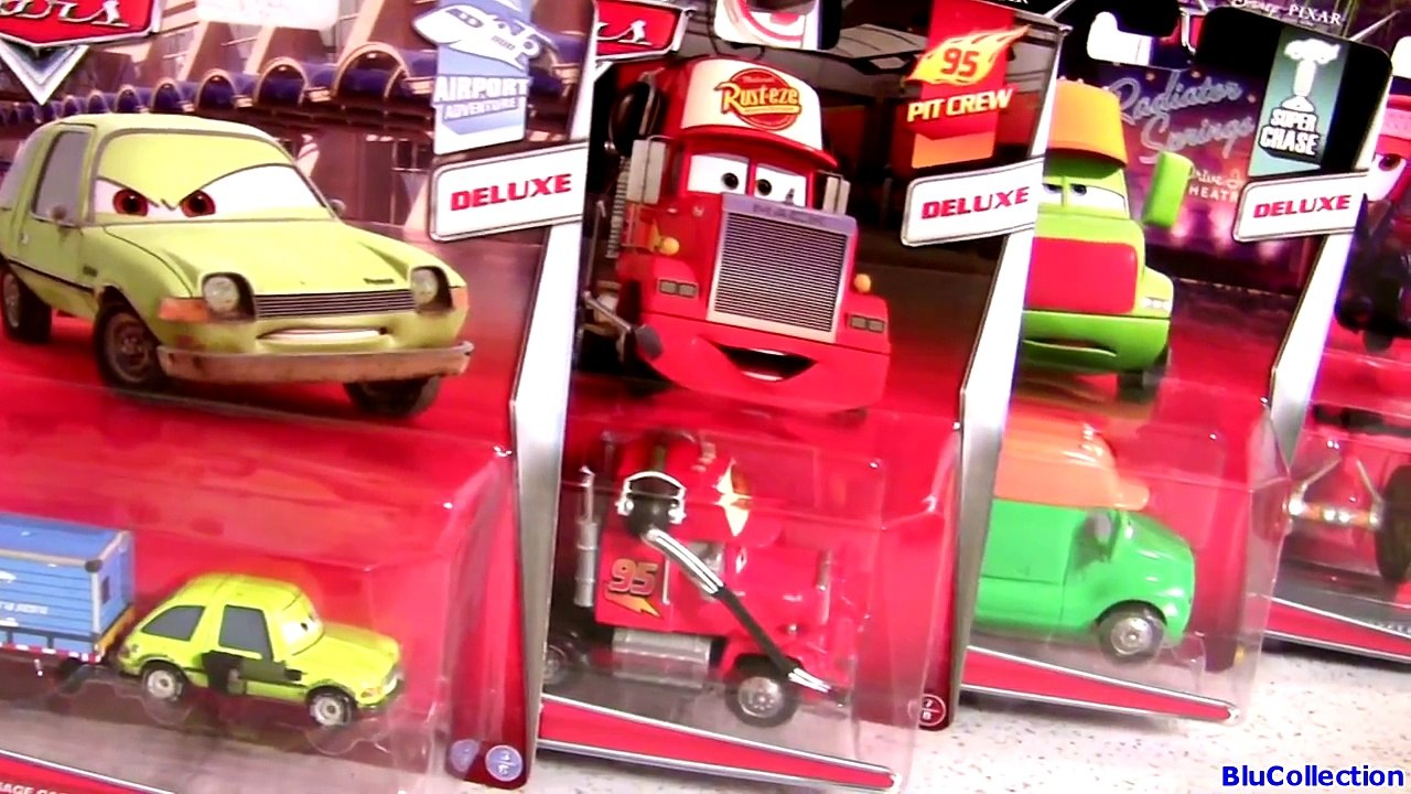 DisneyPixarCars Circus Cab Chase, Pit Crew Mack with Headset, Terry Gong 타요 꼬마버스 타요 중앙차고지. 디즈니카