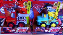 Shake n Go Cars Toon Rescue Squad Mater Disney El Materdor Talking Toys Review by Blucollection