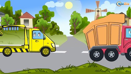 ✔ Мультики про машинки ВСЕ СЕРИИ. Грузовичок и его приключения в городе на стройке! Video for Kids!