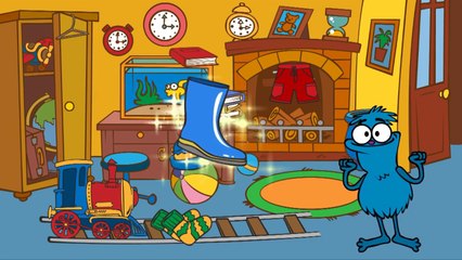 Edi Blue bir pasta yapmak istiyor - Eğitici çizgi film - Bulmaca oyunu