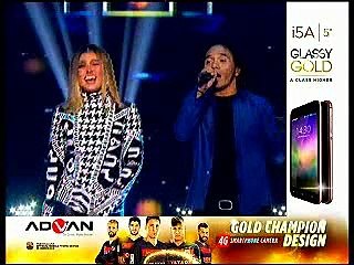 agnez mo dan kaka slank di konser fantastic four RCTI 2/3/16