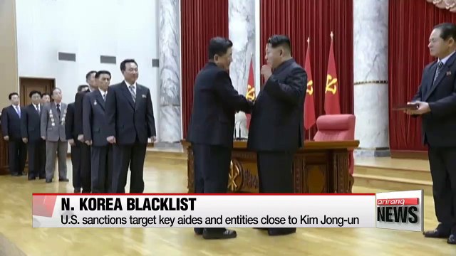 U.S. sanctions target key aides and entities close to Kim Jong-un