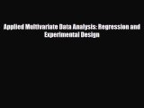 [PDF] Applied Multivariate Data Analysis: Regression and Experimental Design Read Online