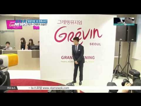 Kwon Sang Woo-Ahn Jae Wook, stars and wax figures (밀랍인형이 된 한류스타 권상우-안재욱의 모습은?)