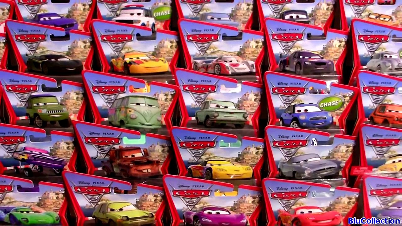 Cars 2 Checklist Complete Diecast Collection + Entire Ultimate Chase Racers Disney Pixar